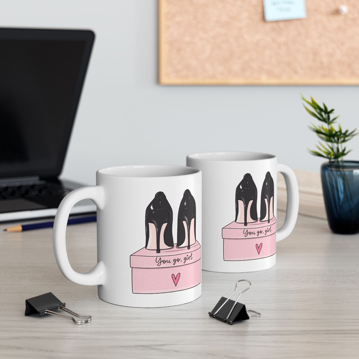 Motivation Mug - You Go Girl Shoes