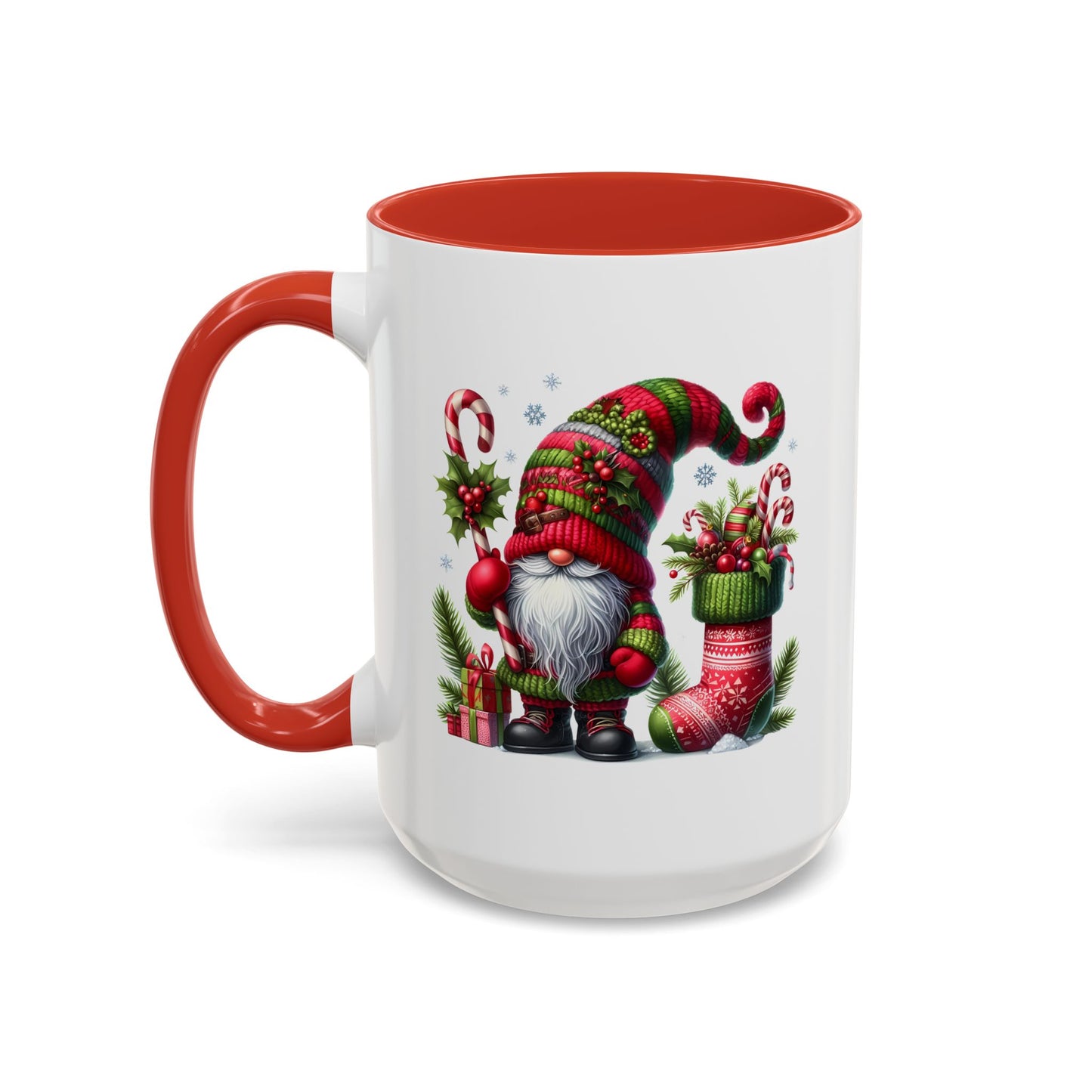 Christmas Mug - Gnome and Christmas Stocking