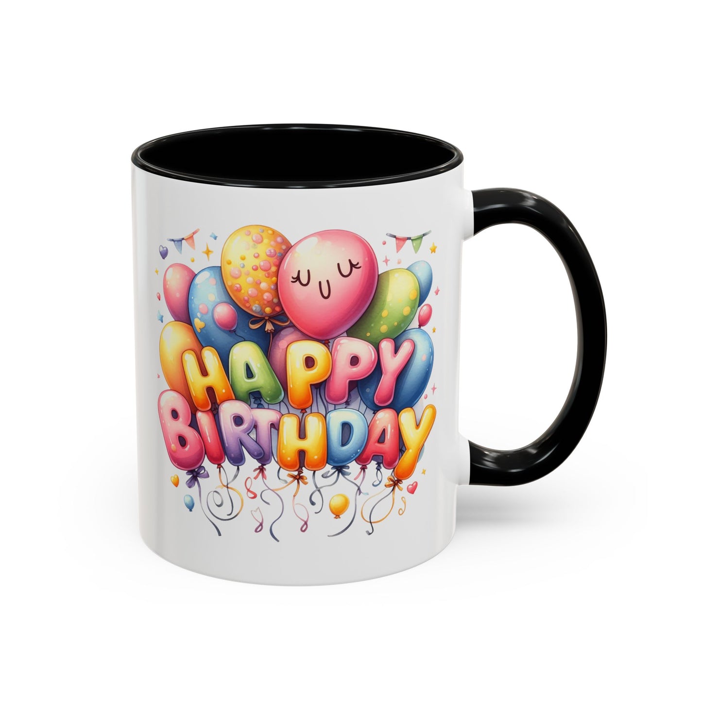 Birthday Mug - Happy Birthday Cute Balloon