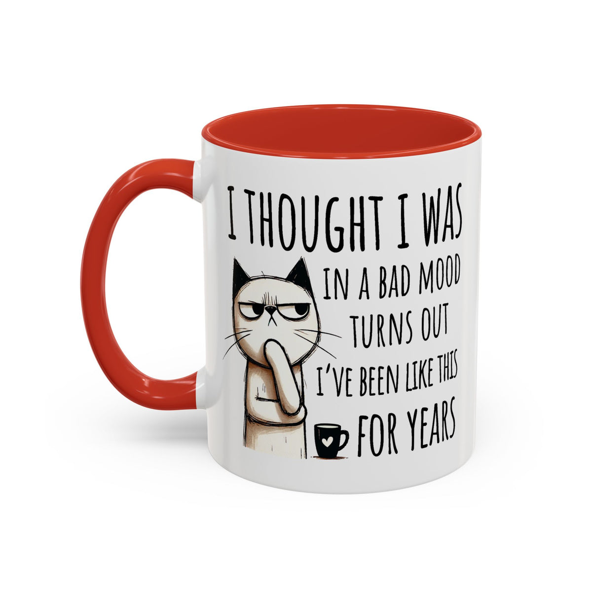Adult Mug - I Thought I Was In A Bad Mood