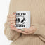 Humor Mug - Problem Solved - Boy Kicks Girl