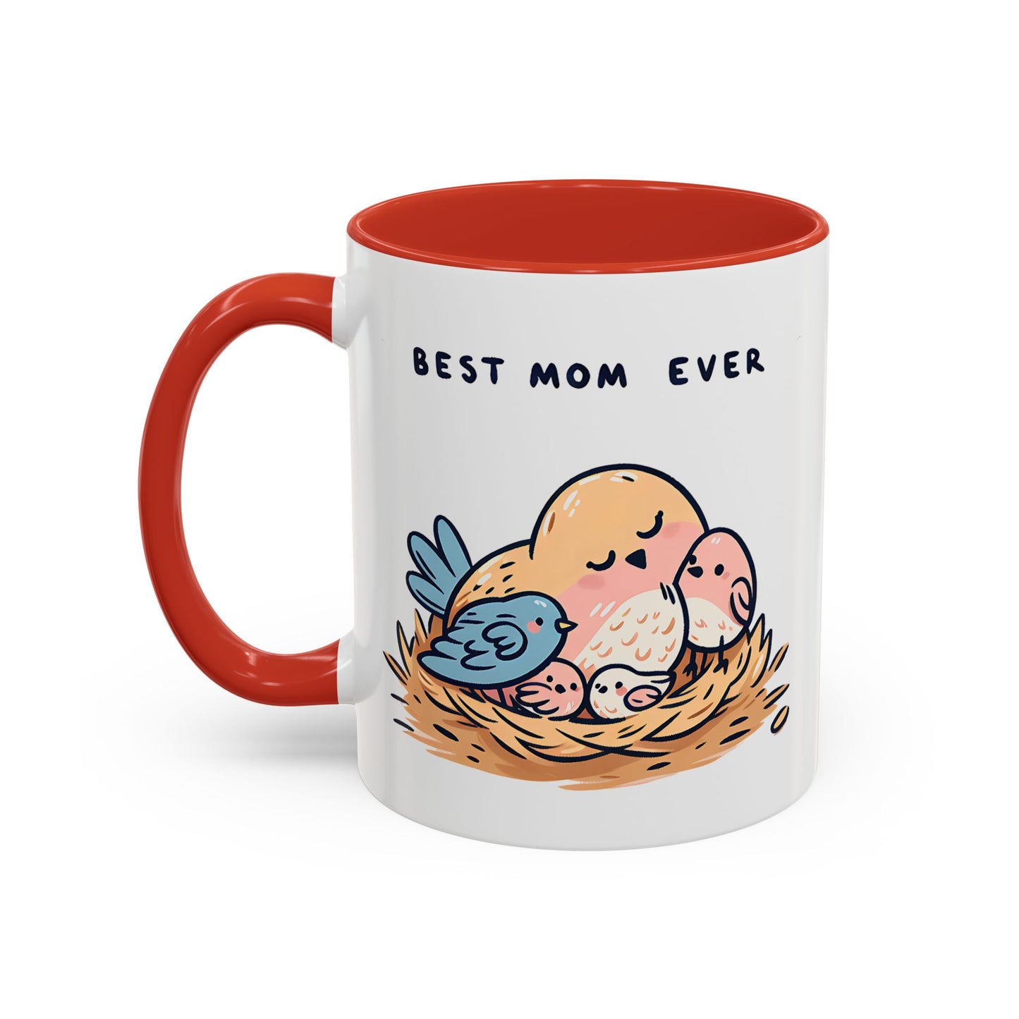 Mother's Day Mug - Best Mom Ever Birds