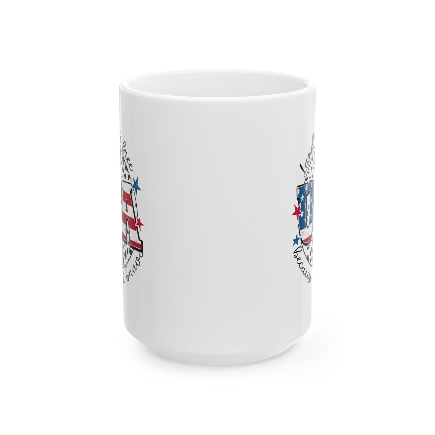 4th of July Mug - USA Land of the Free