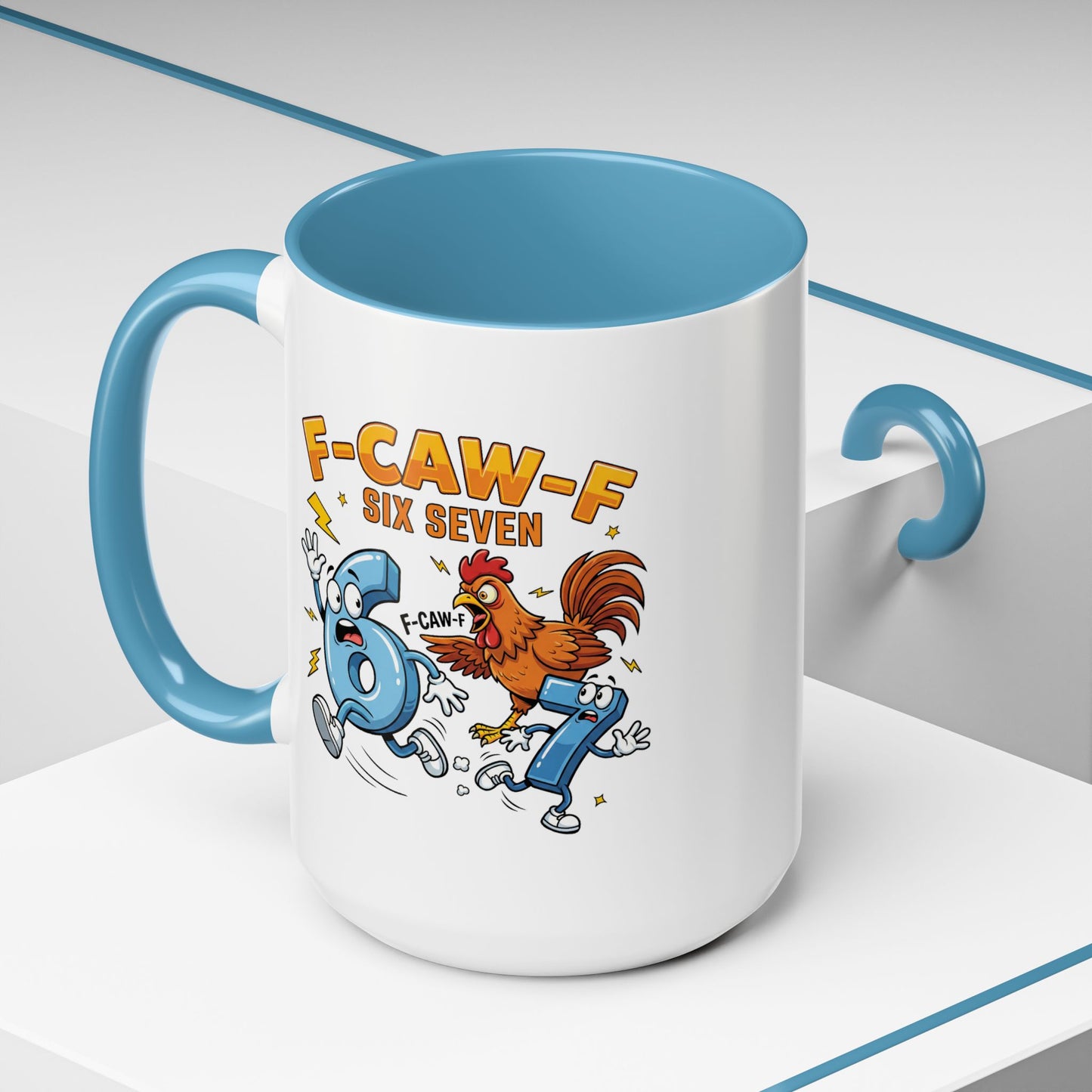 Humor Mug - F-CAW-F Six Seven