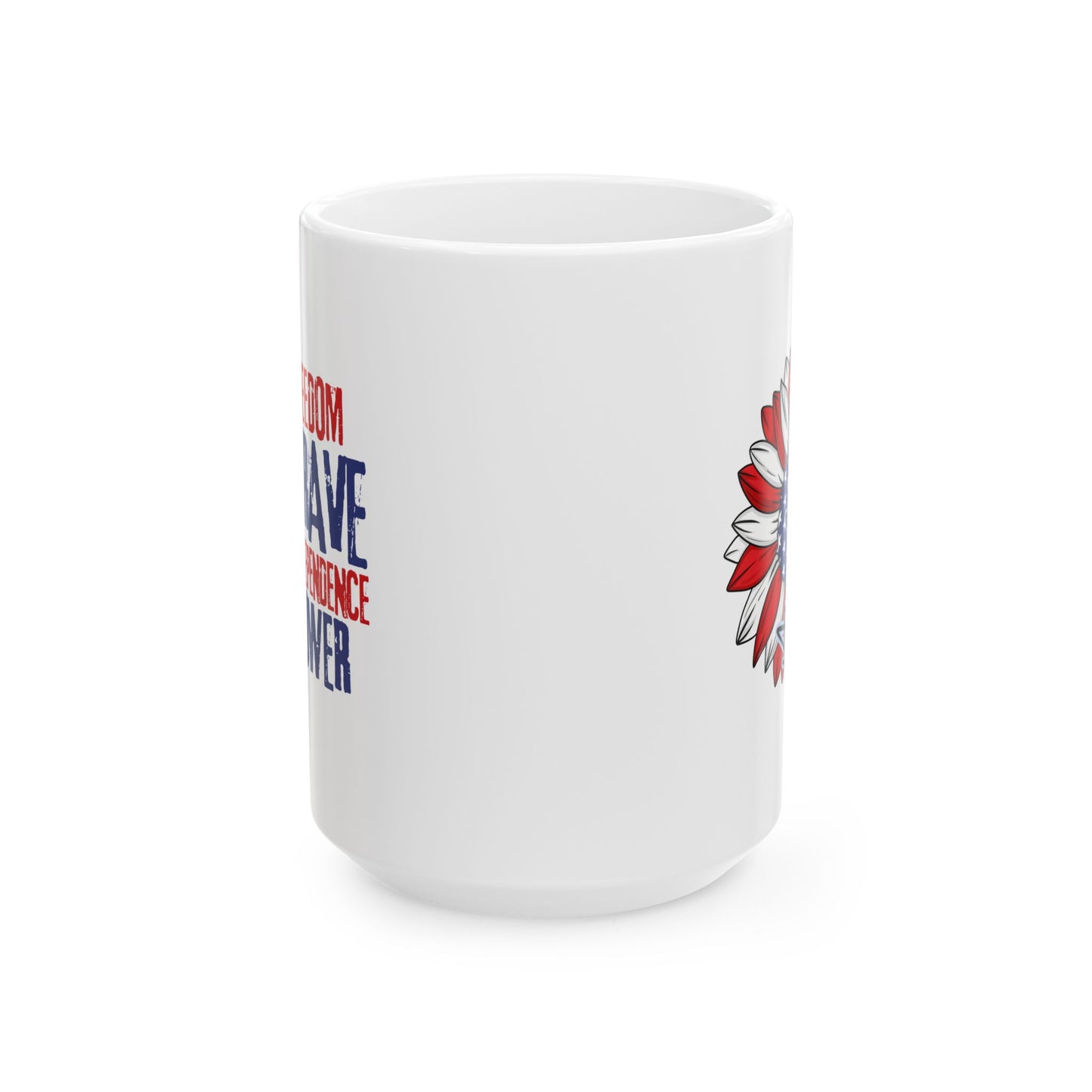 4th of July Mug - American Sunflower