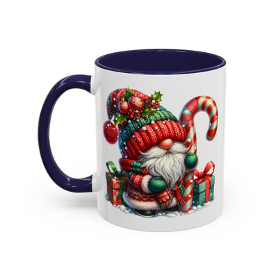 Christmas Mug - Gnome Candy Cane and Presents