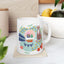 Christmas Mug - Joy Cat Snow Globe Heart Cup Lights
