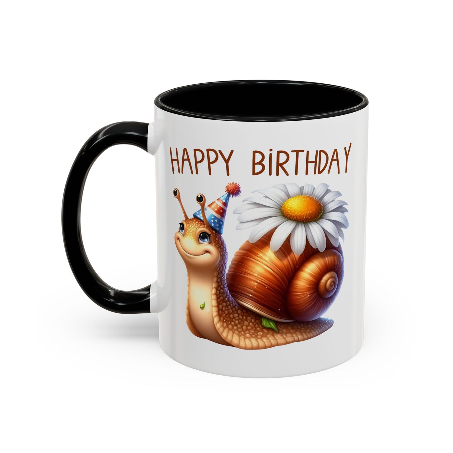 Birthday Mug - Snail Flower