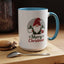 Christmas Mug - Merry Christmas Green & Red Text Gnome Present Trees