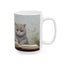 Artistic Mug - Felted Cat