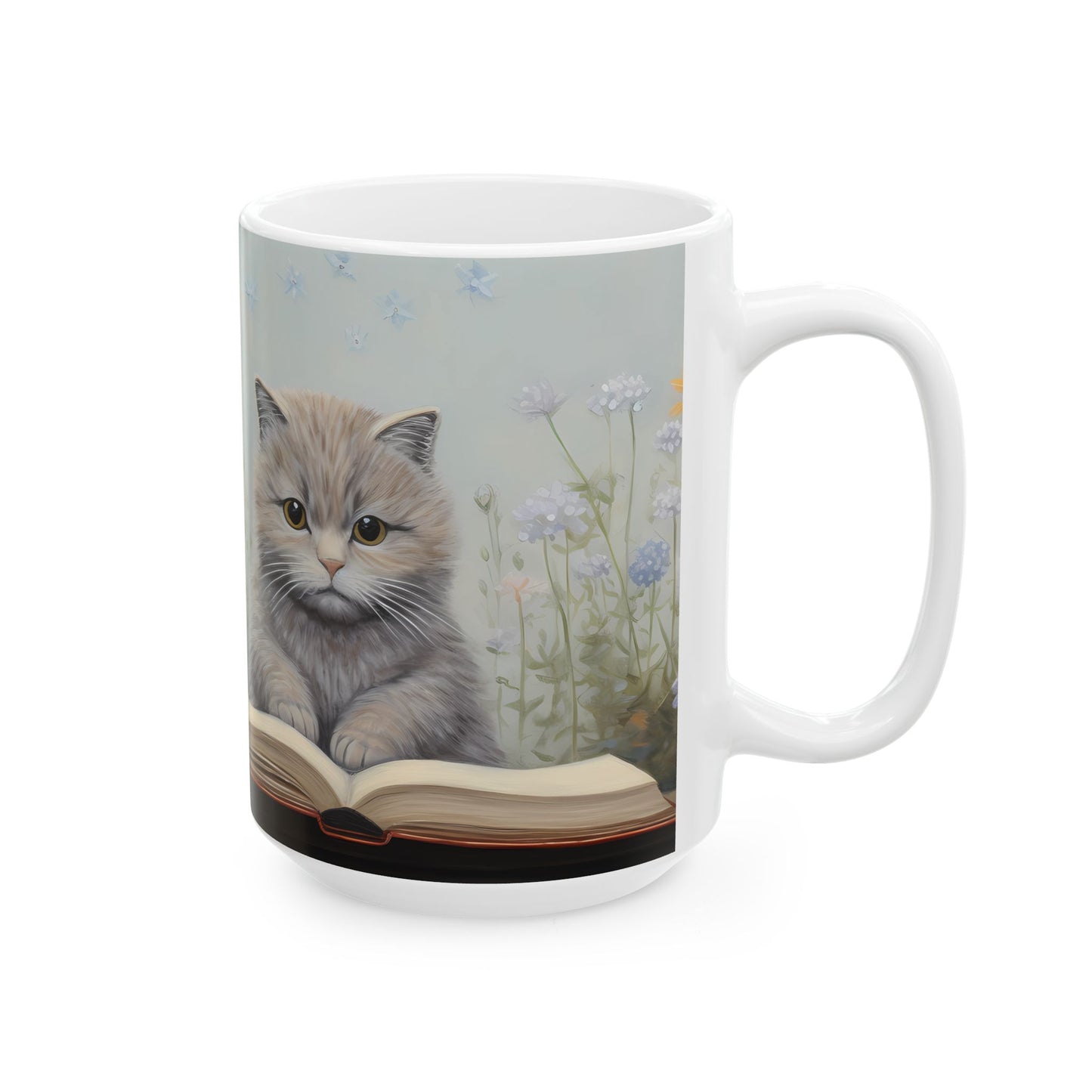 Artistic Mug - Felted Cat
