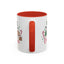 Christmas Mug - We Wish You a Merry Christmas Black & Red Text Cookies & Candy