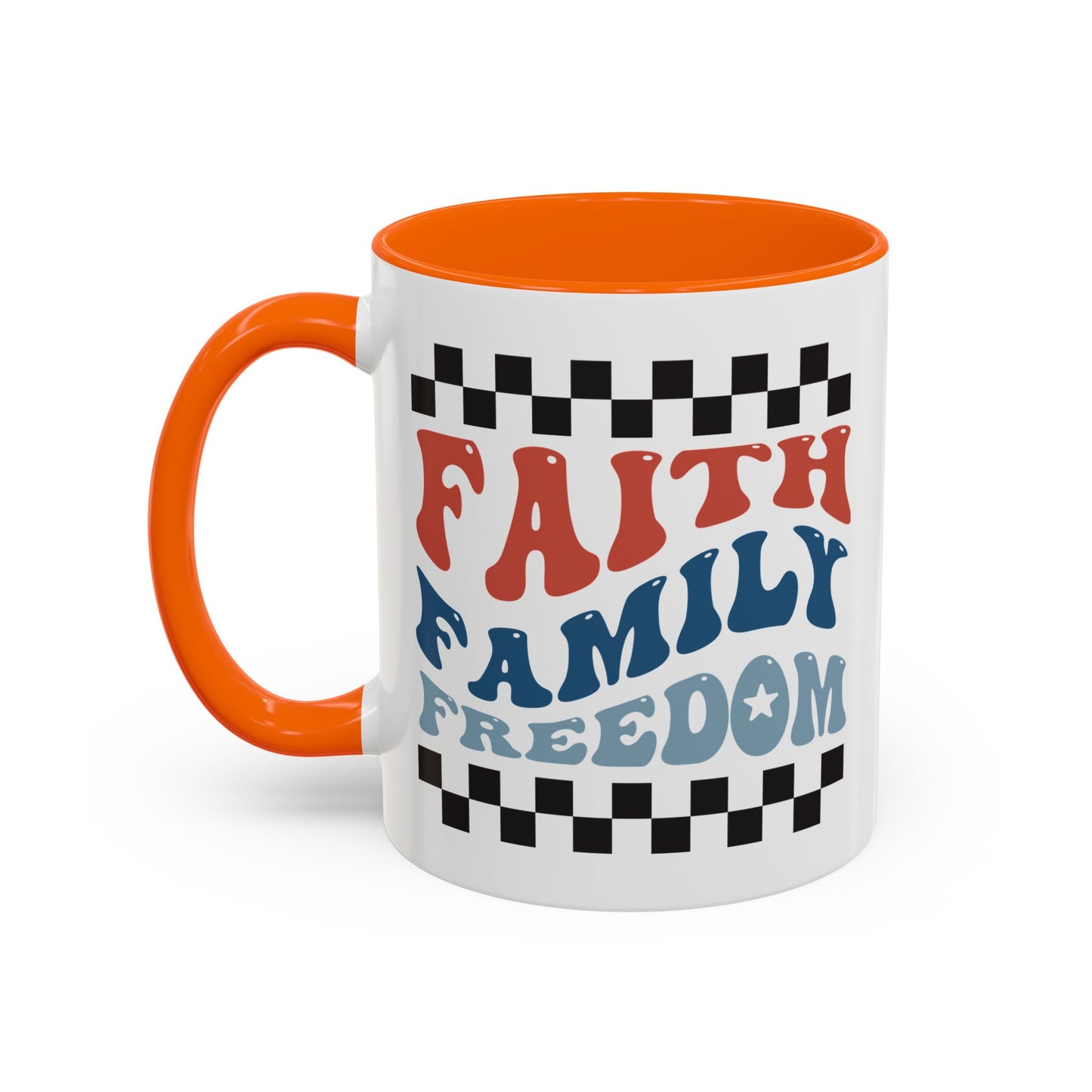 4th of July Mug - Faith Family Freedom