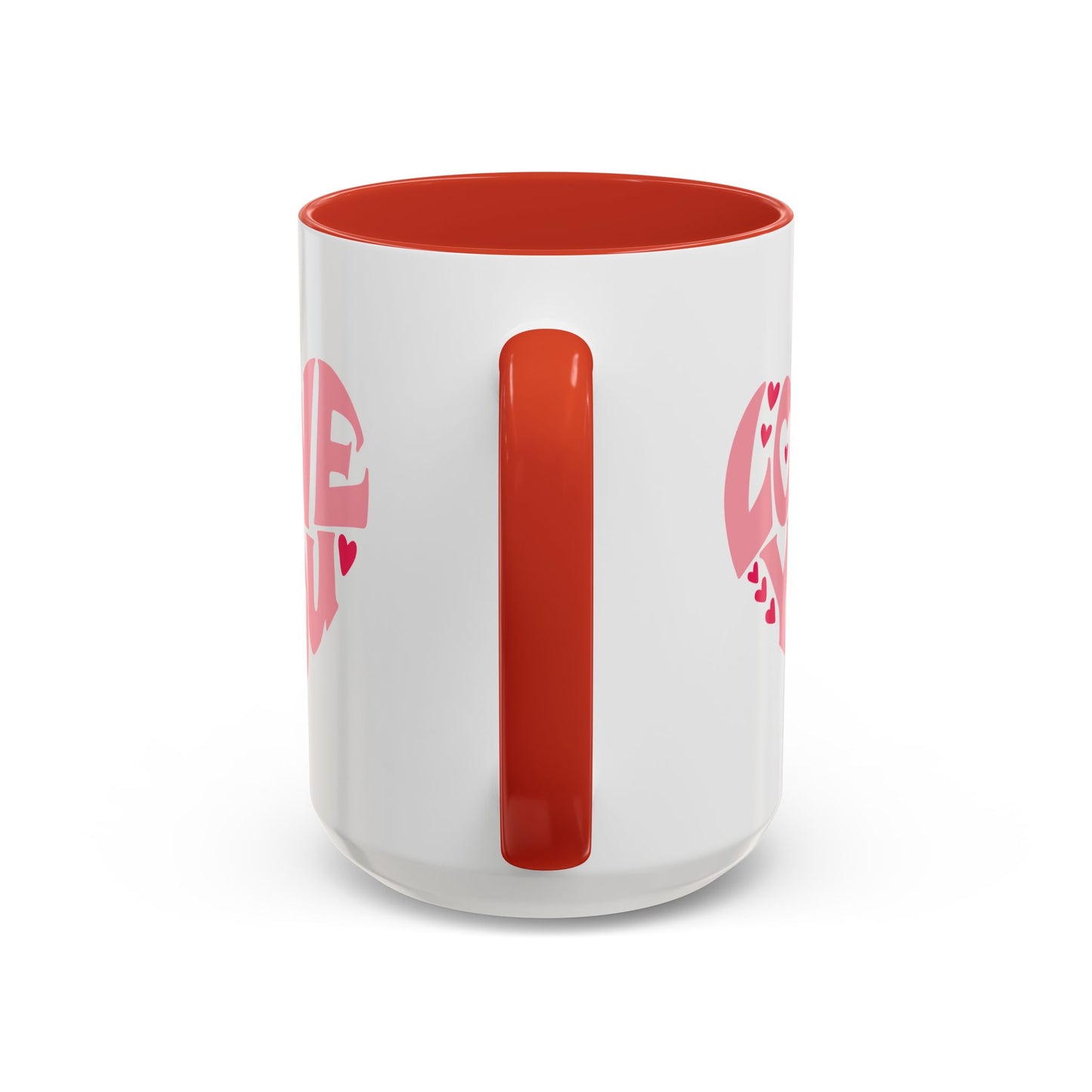 Valentine's Day Mug - Love You Heart Lettering