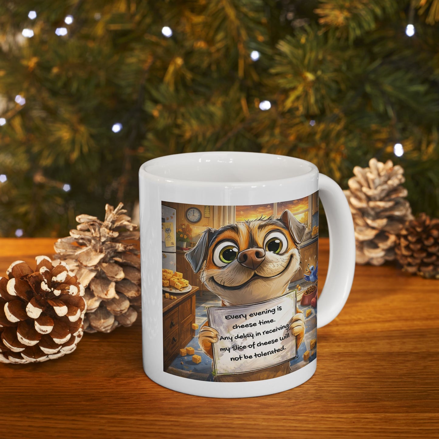 Animal Mug - Every Evening Is Cheese Time
