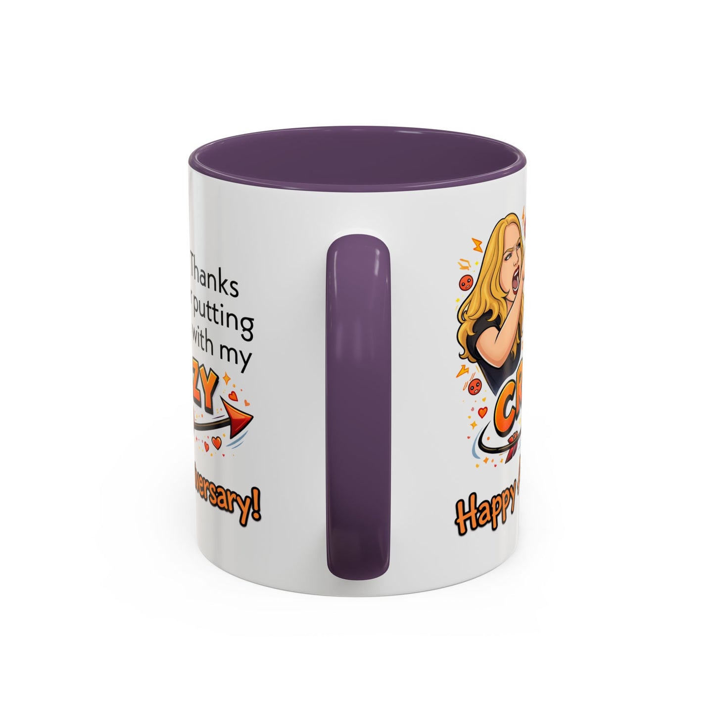 Anniversary Mug - Thanks For Putting Up