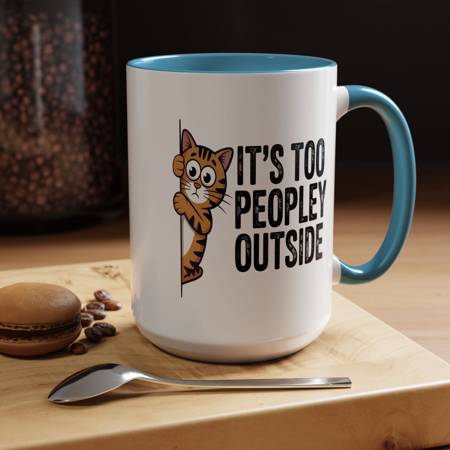 Animal Mug - It's Too Peopley Outside