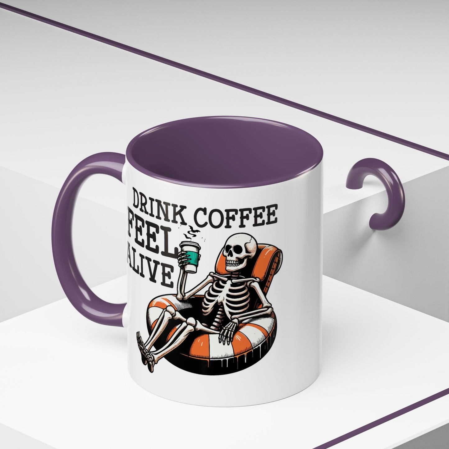 Humor Mug - Drink Coffee Feel Alive