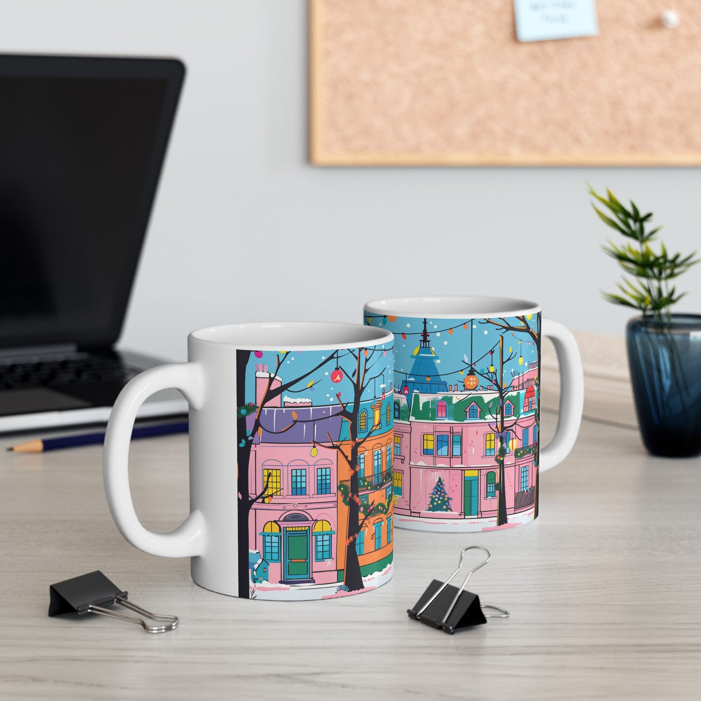 Christmas Mug - Christmas Town Wrap 2