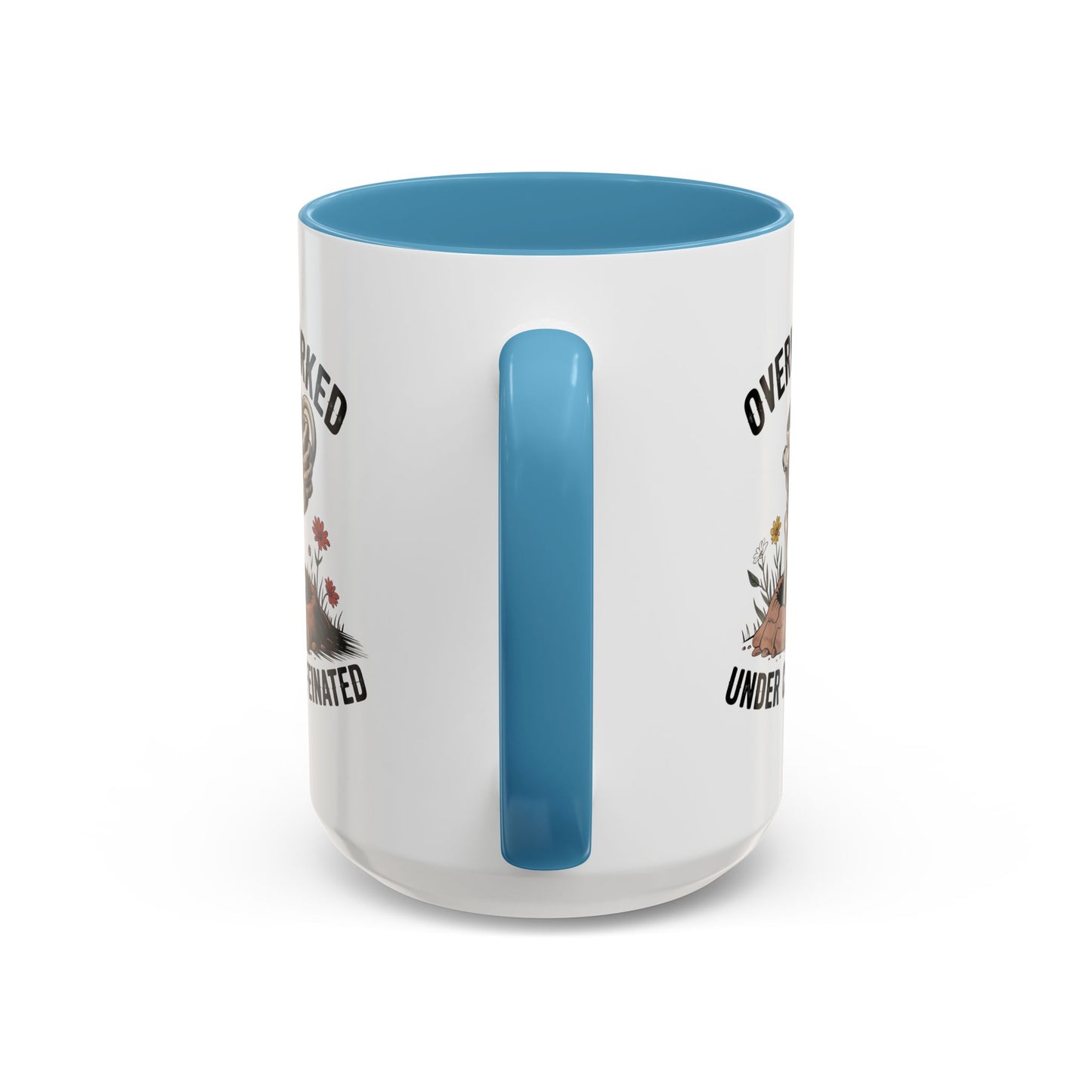Humor Mug - Overworked and Under Caffeinated