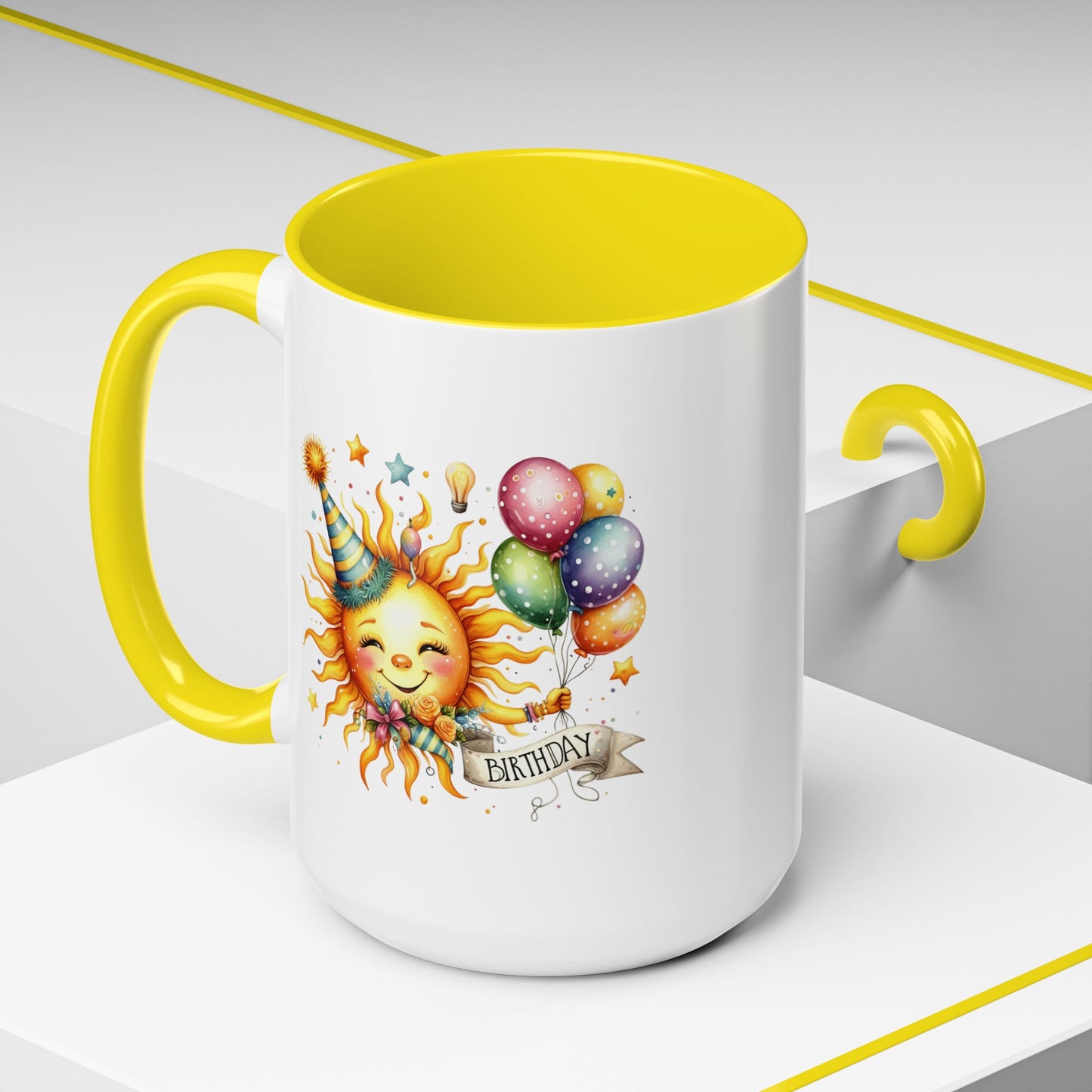 Birthday Mug - Happy Birthday Sun