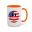 4th of July Mug - America Smiley Face