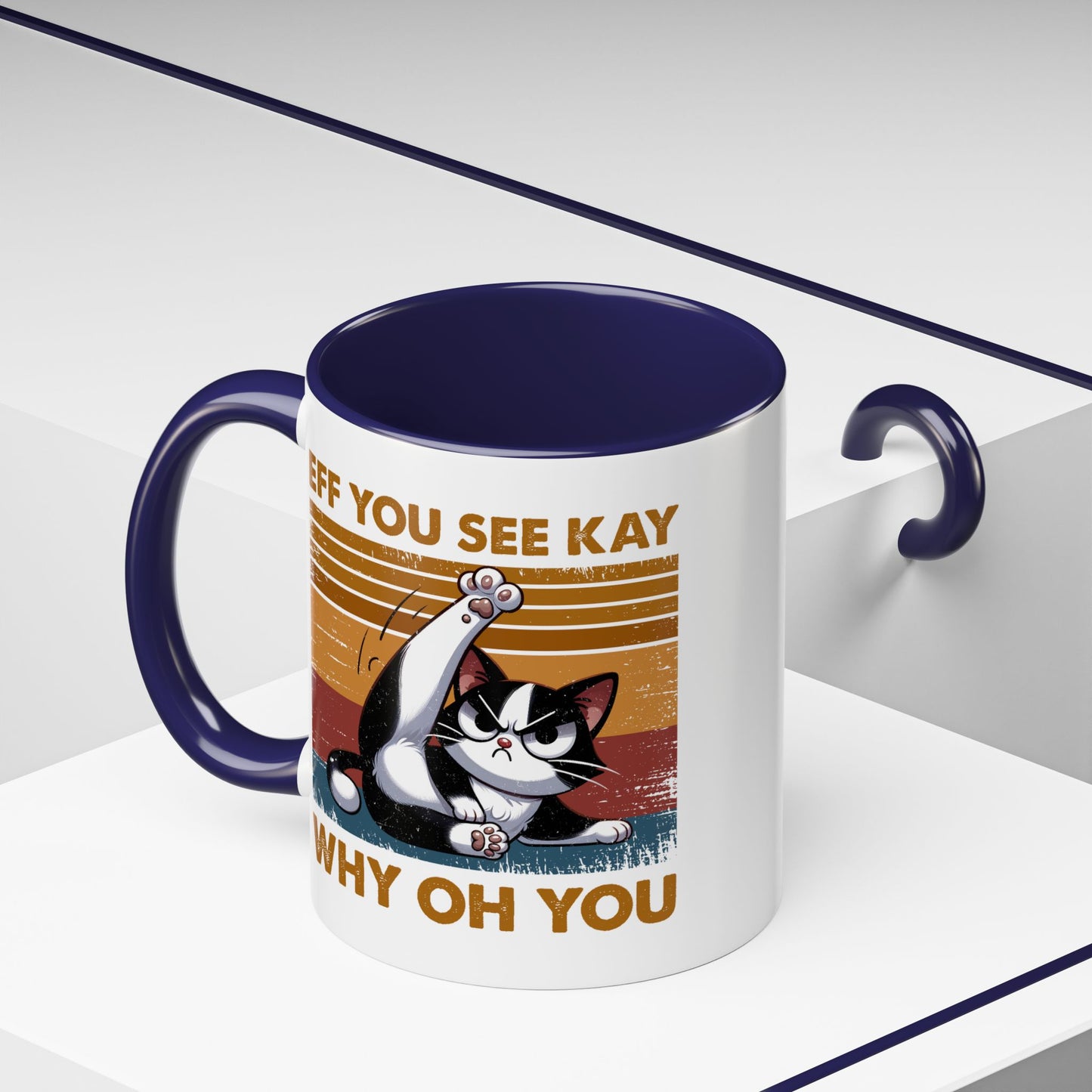 Adult Mug - Eff You See Kay Why Oh You Cat