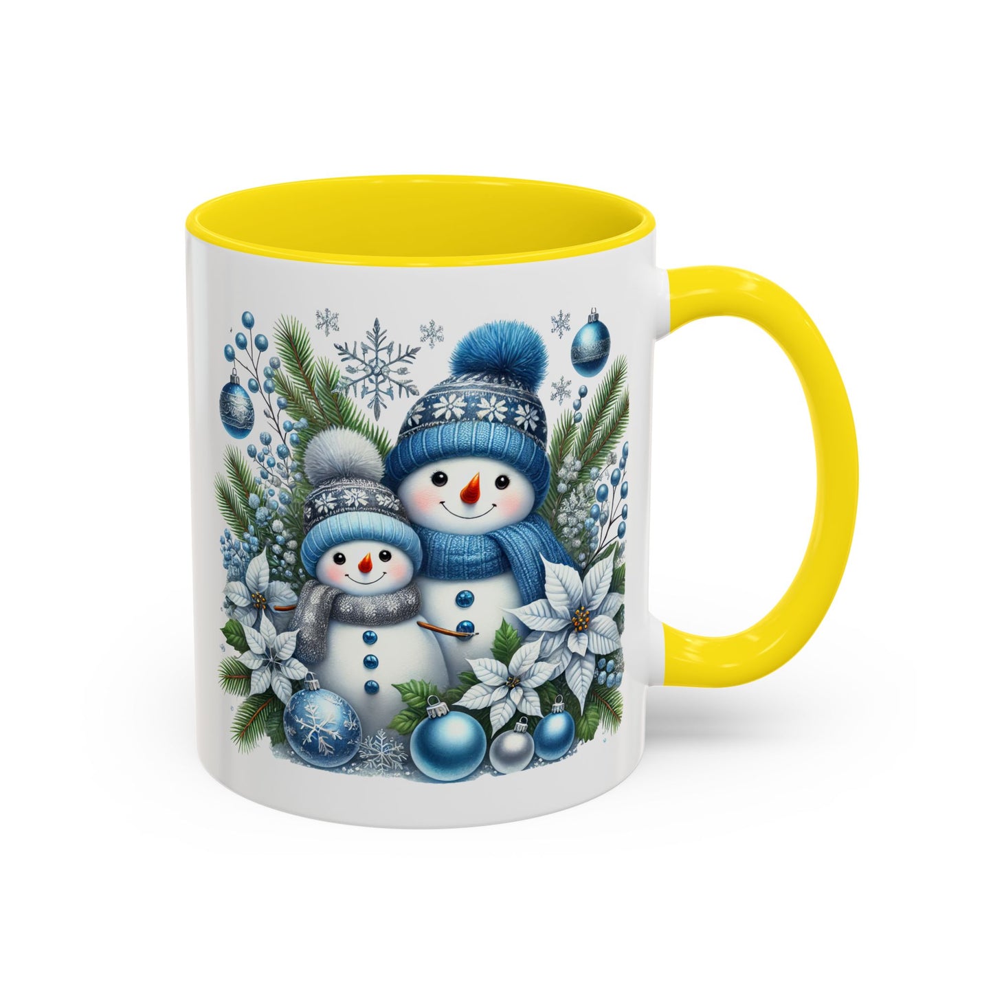 Christmas Mug - Blue Snowman Child