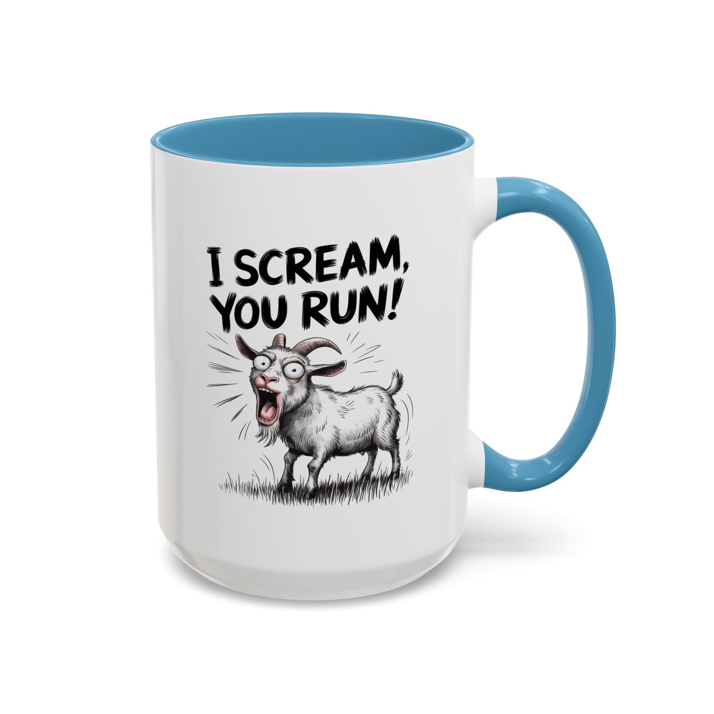 Humor Mug - I Scream, You Run