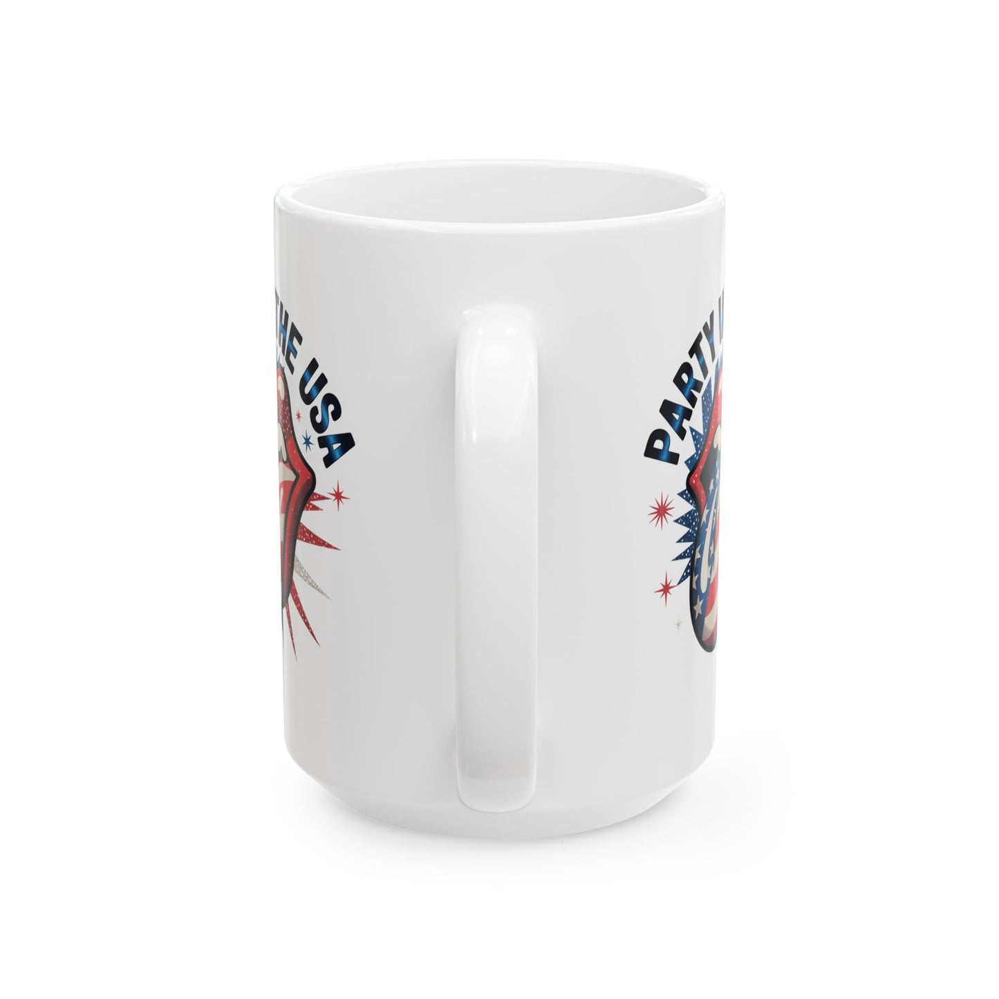 4th of July Mug - Party in the USA Tongue