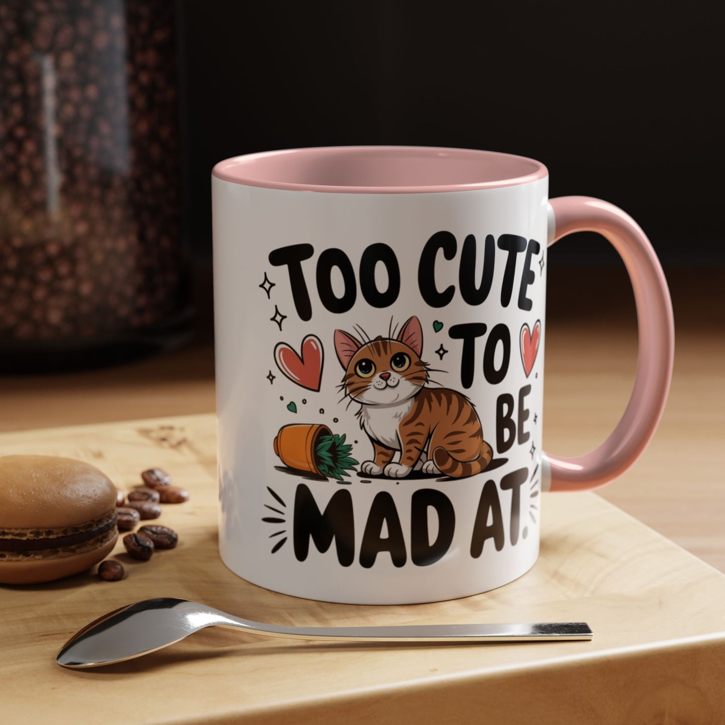 Animal Mug - Too Cute To Be Mad At