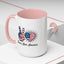 4th of July Mug - Peace Love America