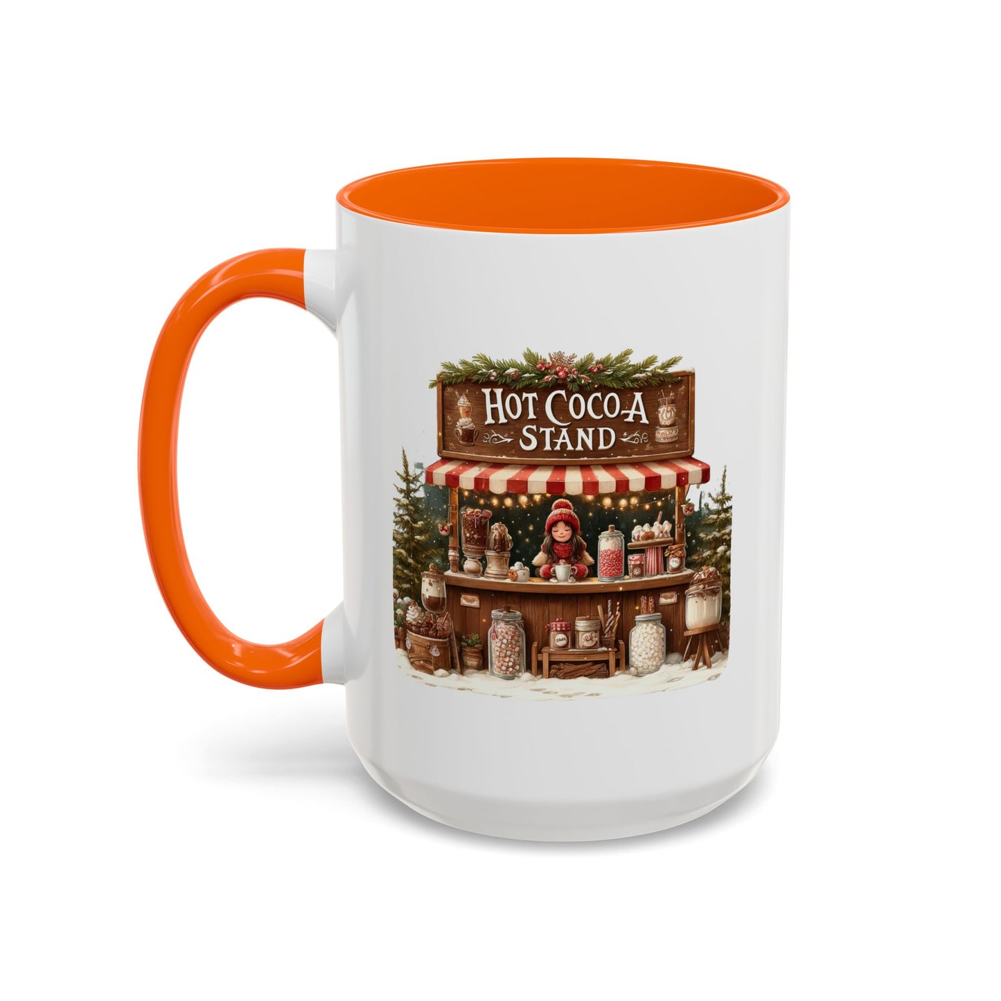 Christmas Mug - Hot Cocoa Stand White Text