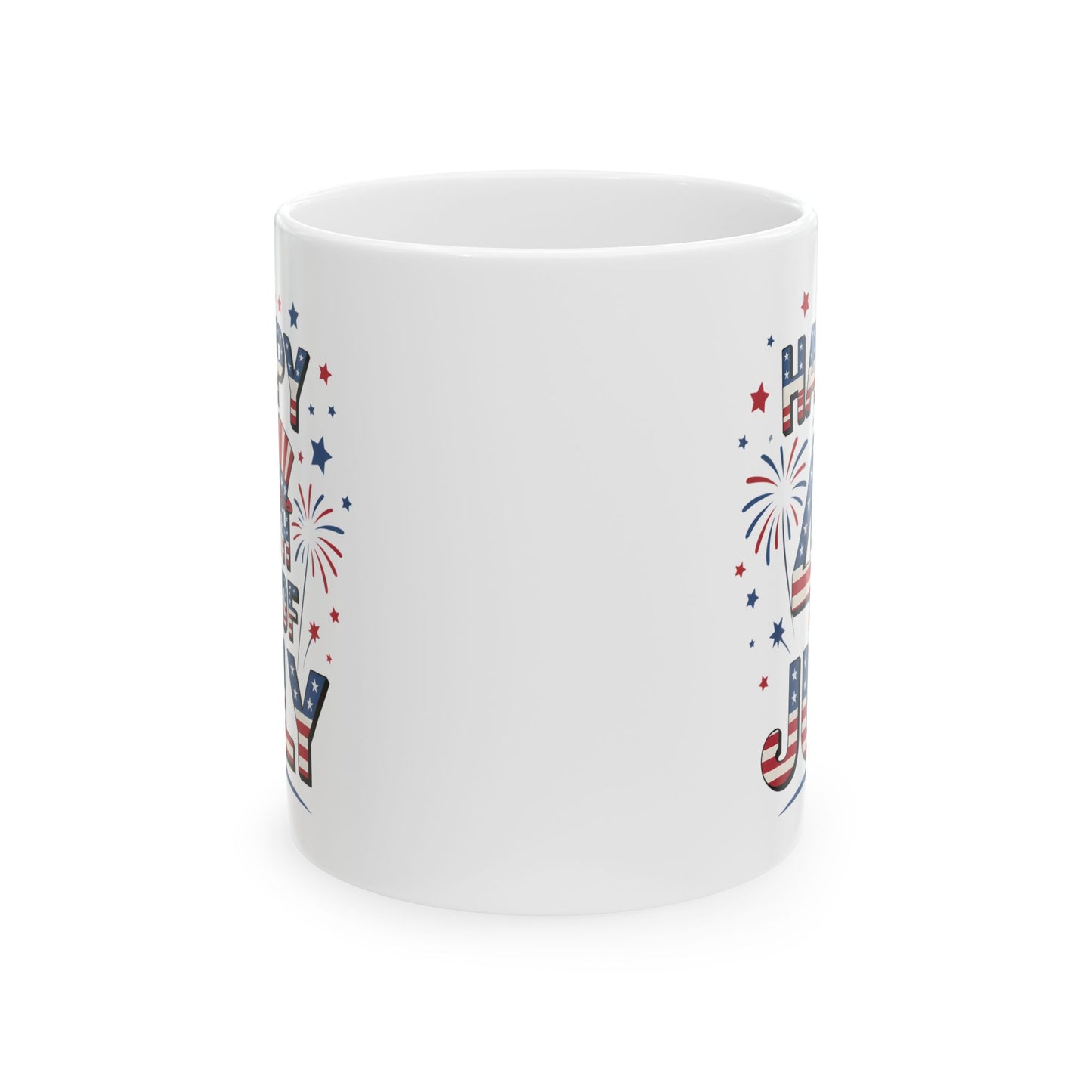 4th of July Mug - Happy 4th of July American Flag