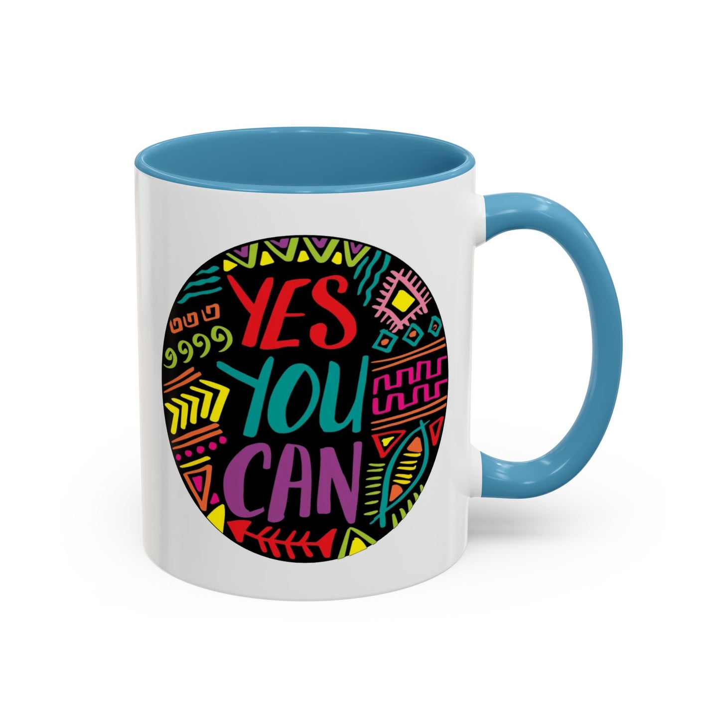 Motivation Mug - Yes You Can Badge