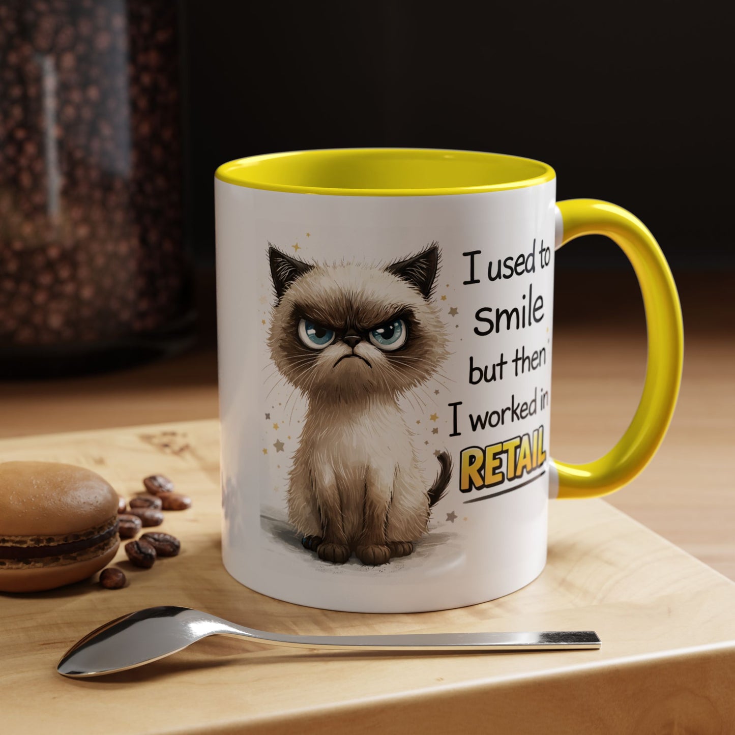 Humor Mug - I Used To Smile