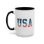 4th of July Mug - USA American Flag