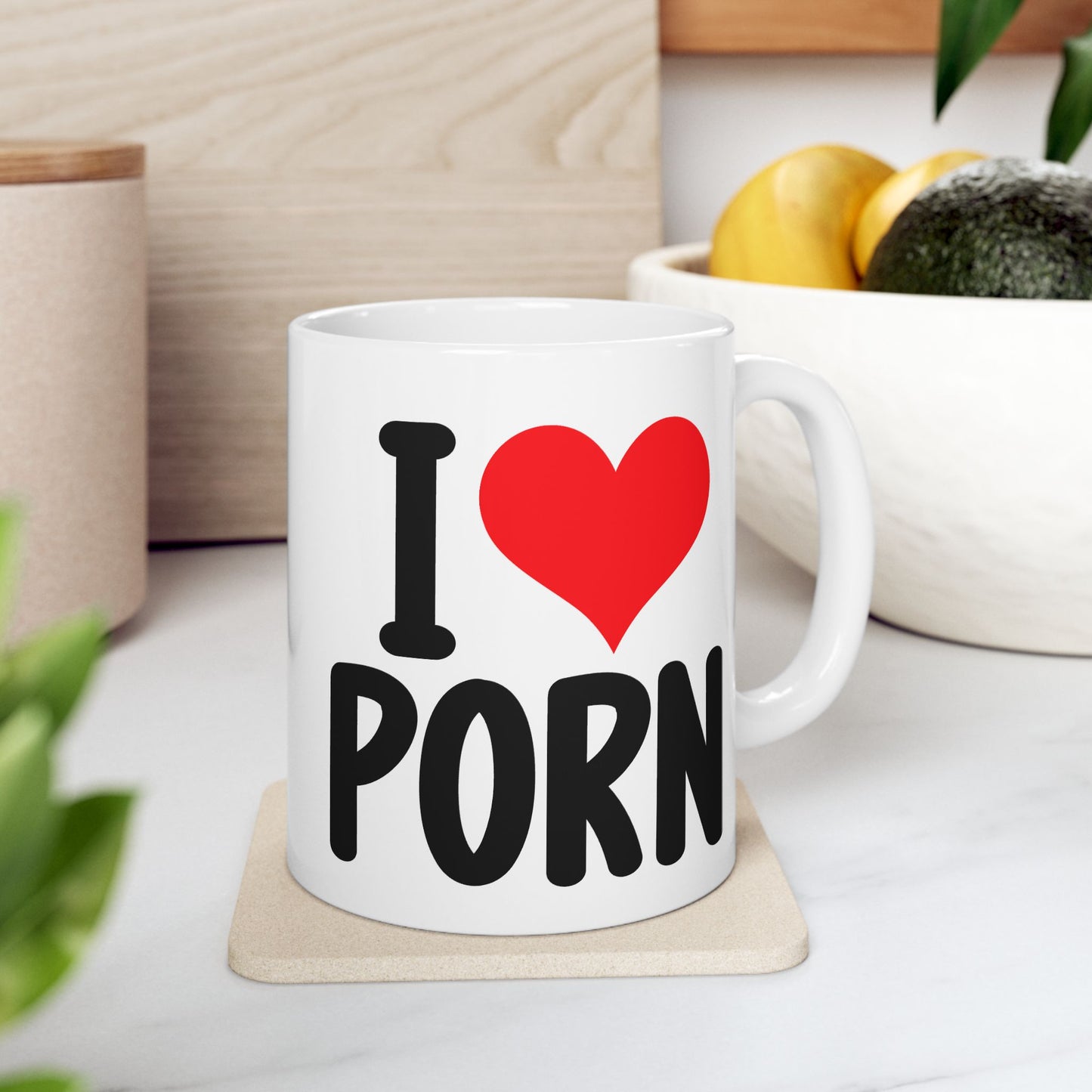 Adult Mug - I Love Porn
