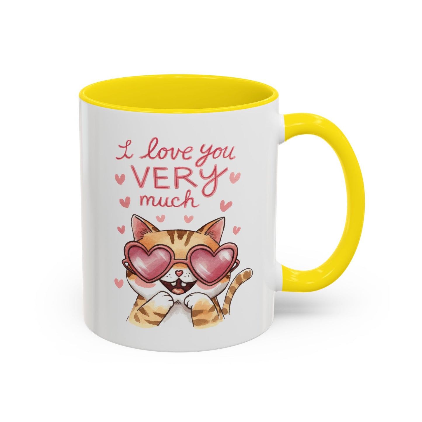 Valentine's Day Mug - I Love You Cat