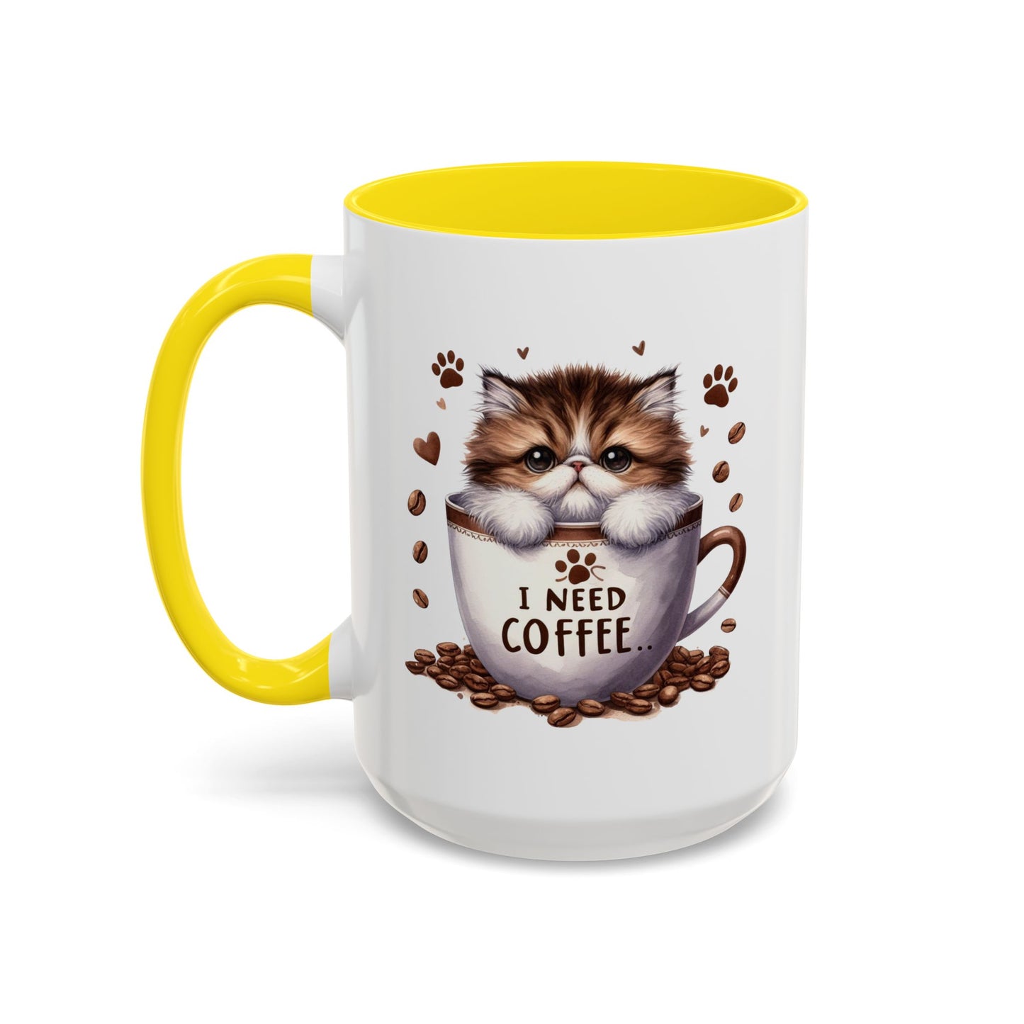 Animal Mug - I Need Coffee Kitten