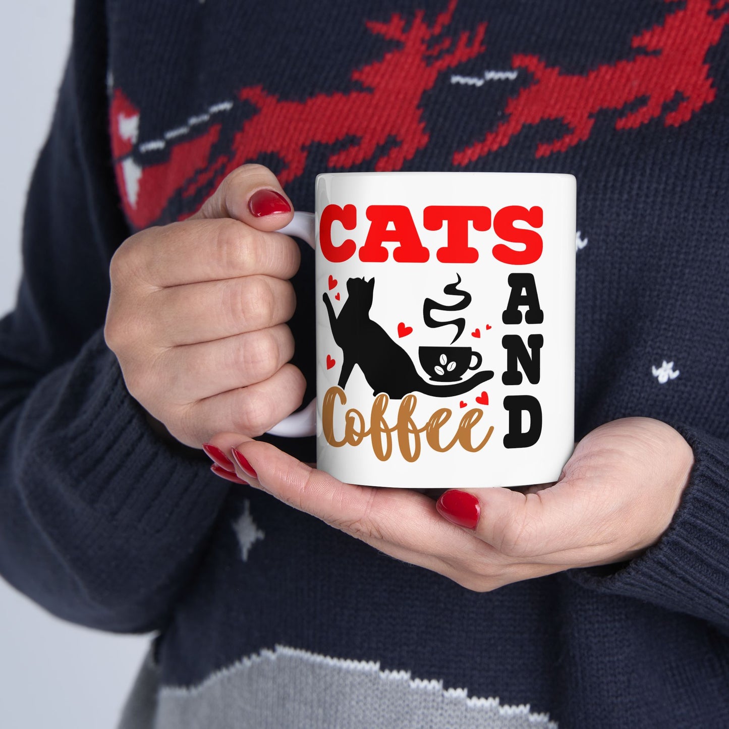 Animal Mug - Cats and Coffee
