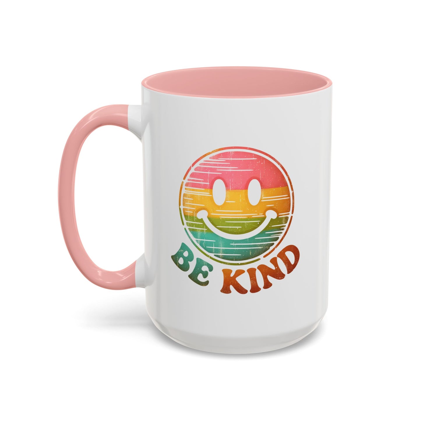 Motivation Mug - Retro Smiley Face Be Kind