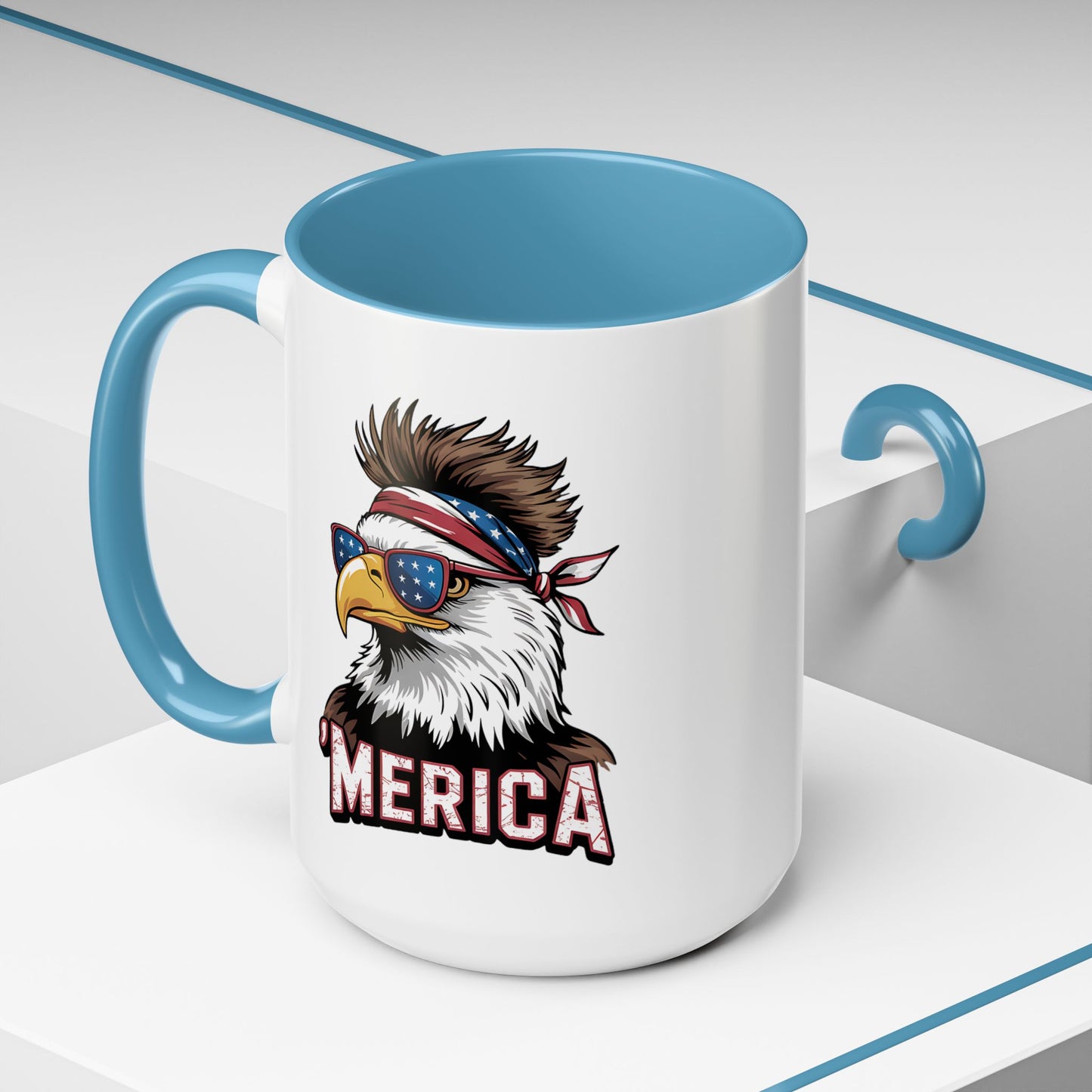 4th of July Mug - America Patriotic Eagle