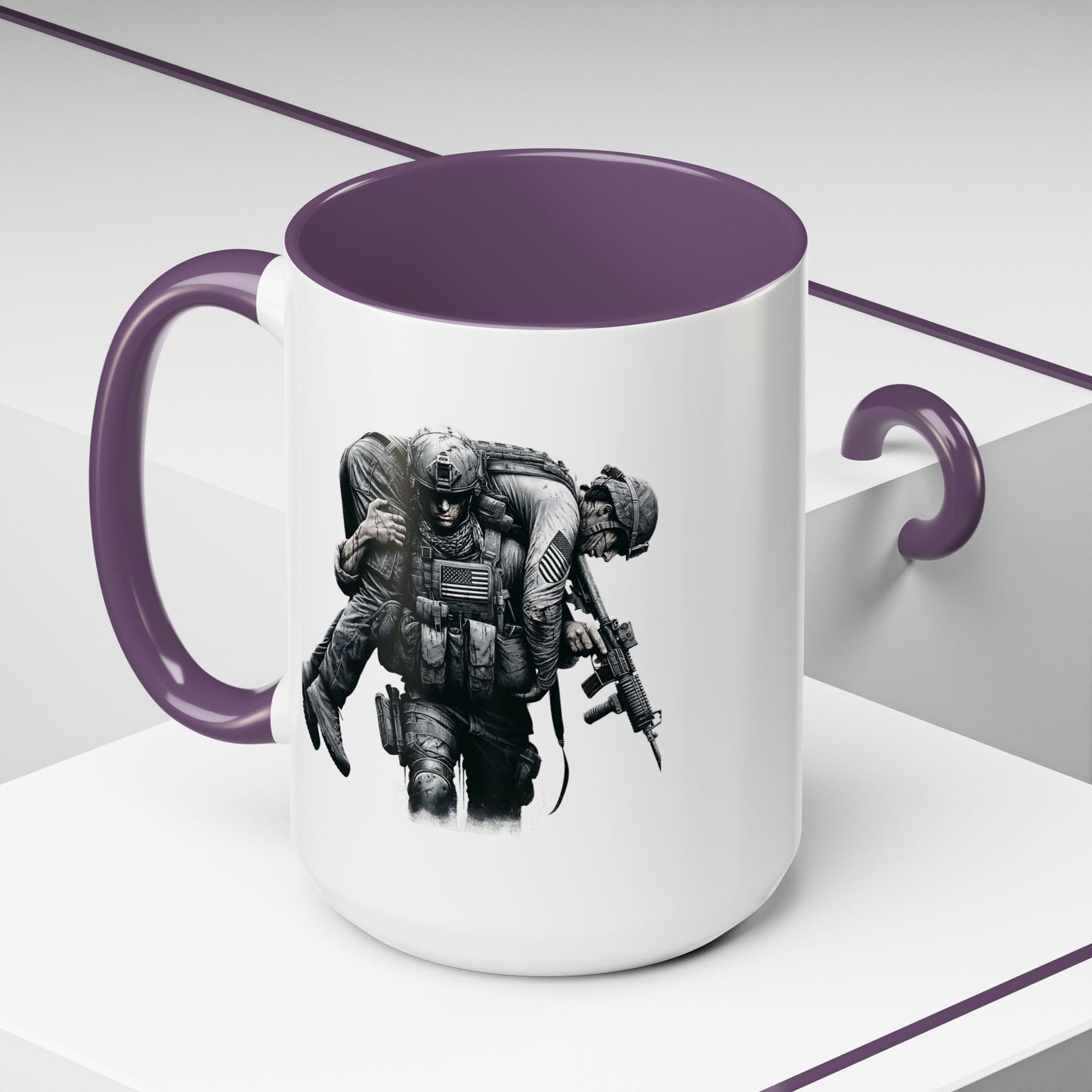 4th of July Mug - American Combat Soldiers