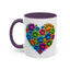 Animal Mug - Dog Paws Heart