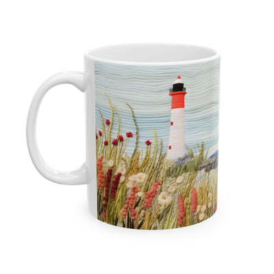 Artistic Mug - Felted Lighthouse 6