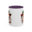 Christmas Mug - Merry Christmas Green & Red Text Cute Animals