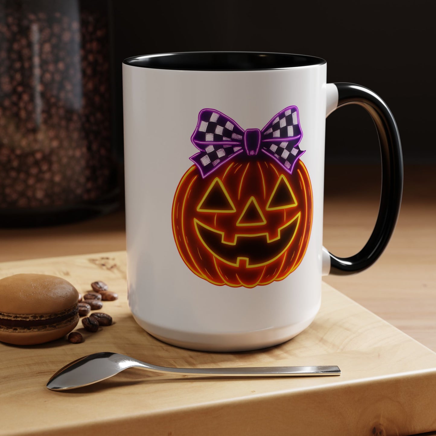 Halloween Mug - Purple Bow's Pumpkin