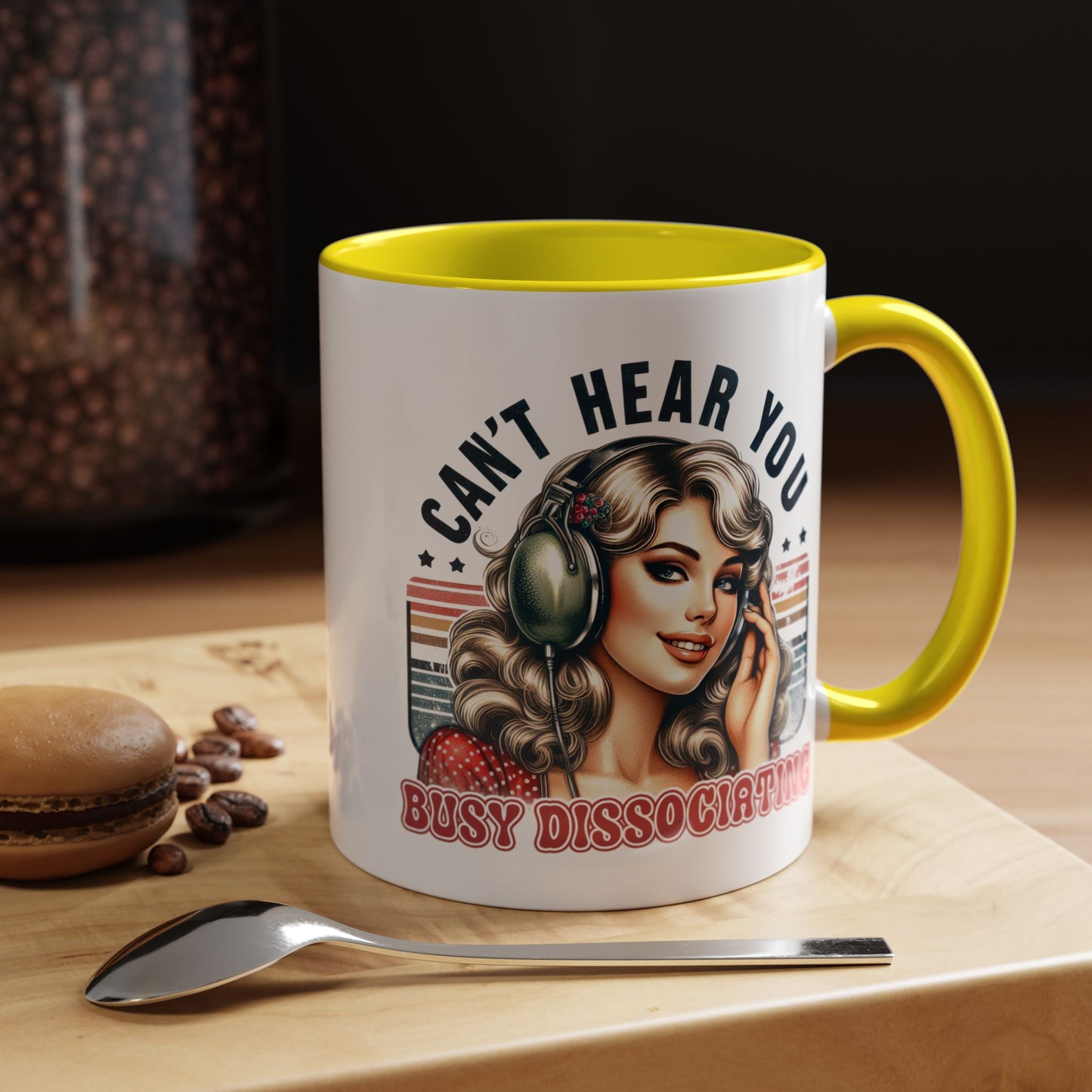 Humor Mug - Can't Hear You Busy Dissociating