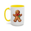 Christmas Mug - Smiling Gingerbread Man 2